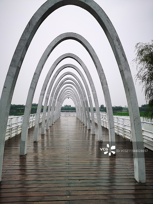 北京大兴新城滨河森林公园图片素材