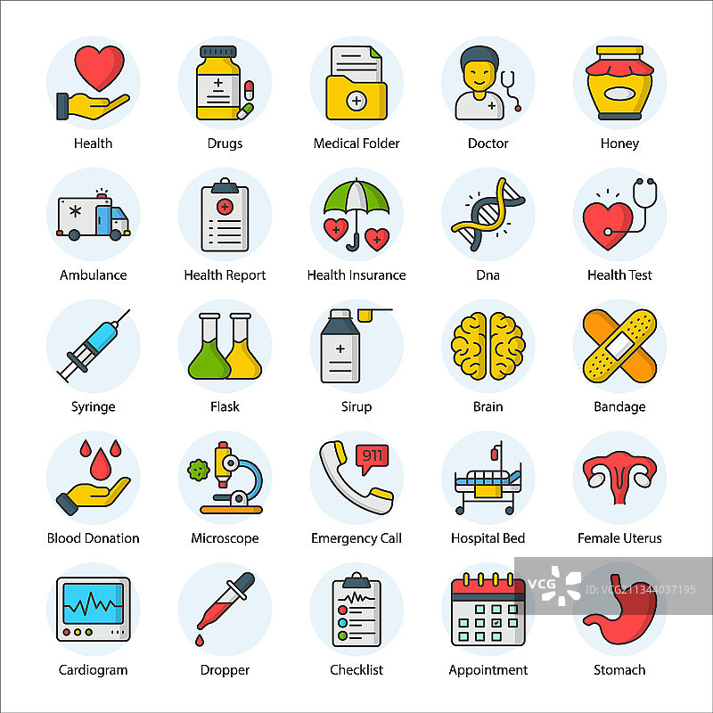 医疗健康图标图片素材