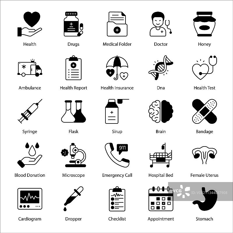 医疗健康图标图片素材