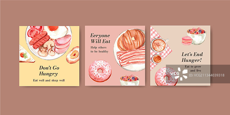 世界粮食日概念广告模板图片素材