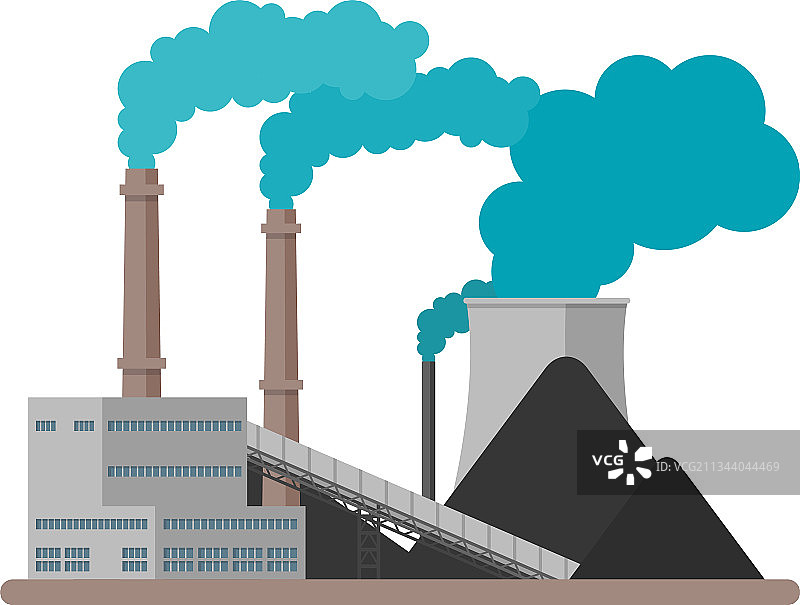 煤炭工厂图片素材