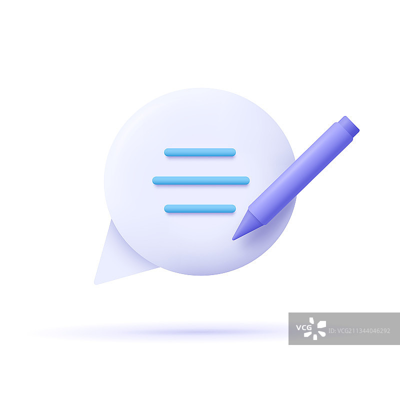 文案写作图标概念图片素材