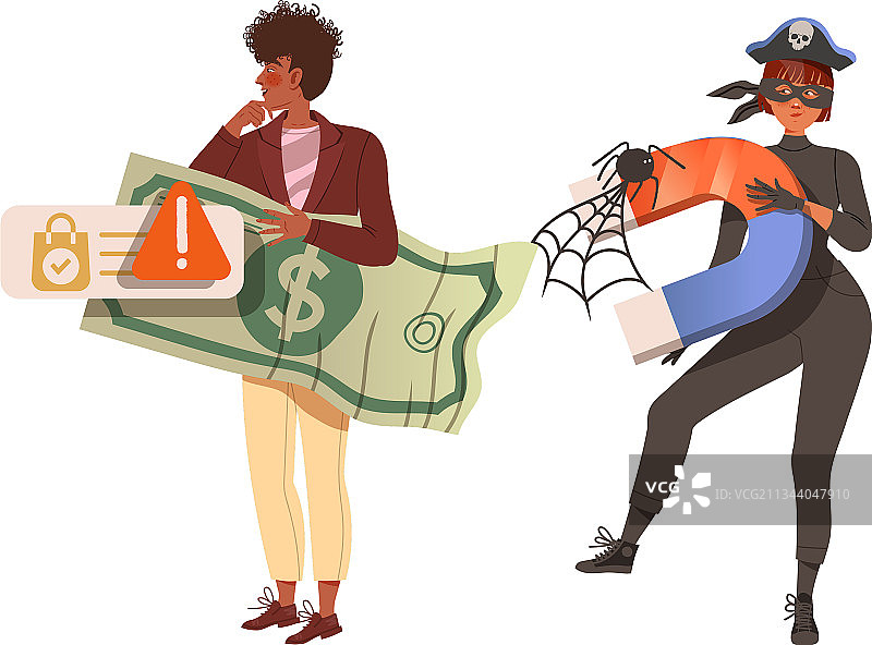 拿着美元纸币作为受害者的男人图片素材