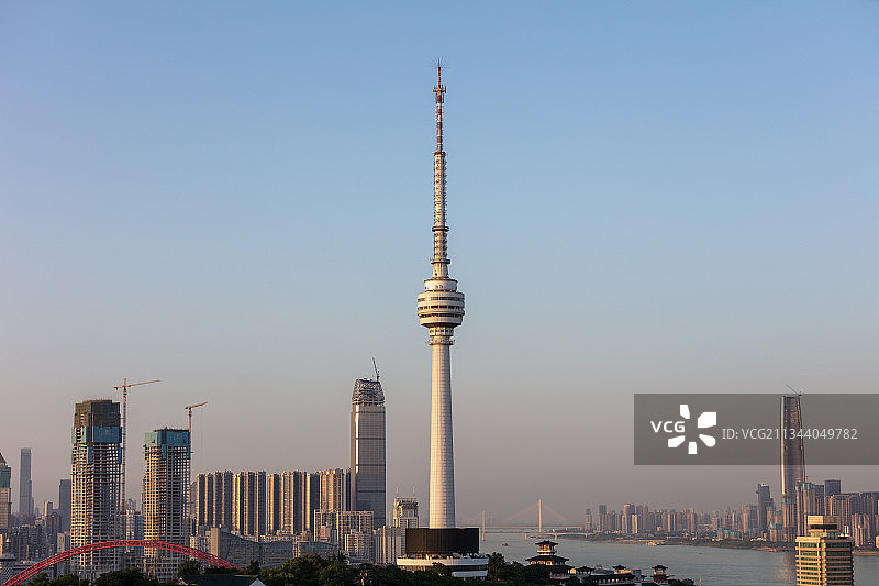 湖北武汉龟山电视塔图片素材