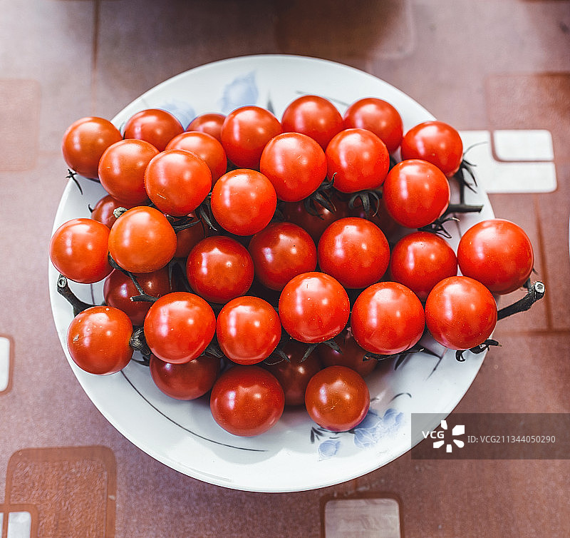 一盘小西红柿图片素材