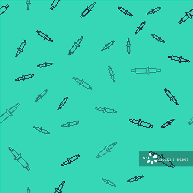 黑色线条电烙铁图标图片素材