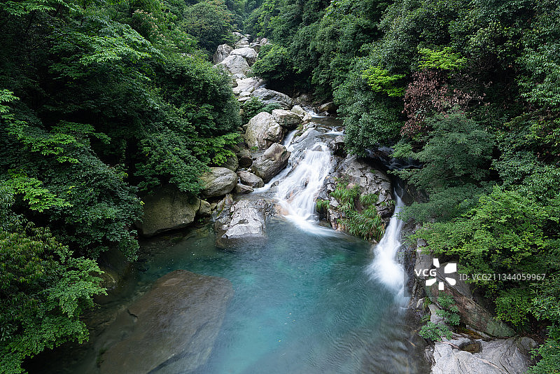 庐山瀑布图片素材