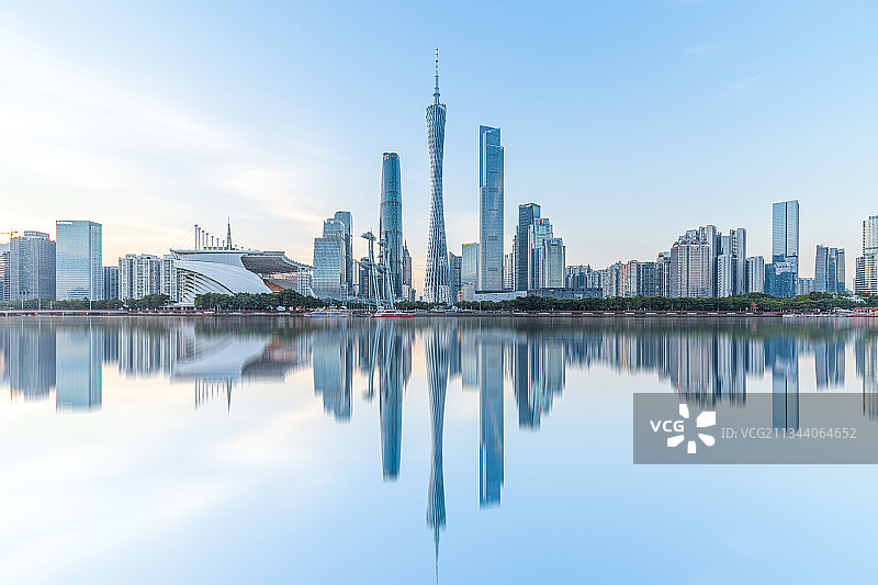 广州城市CBD中轴线风光图片素材