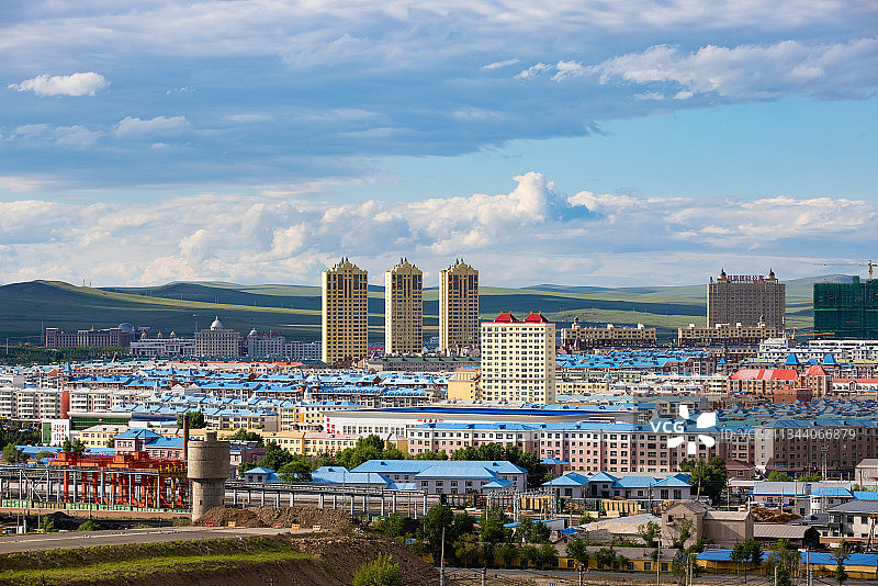 满洲里城市国门口岸图片素材