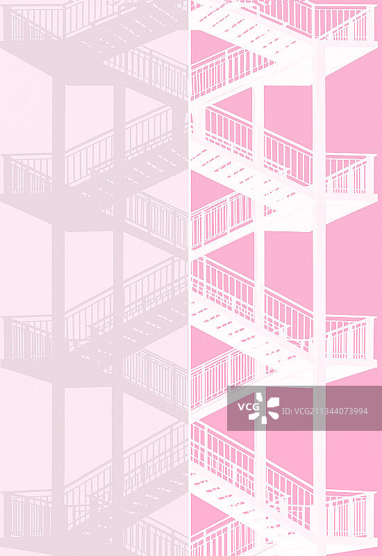 粉色的楼梯+南京图片素材