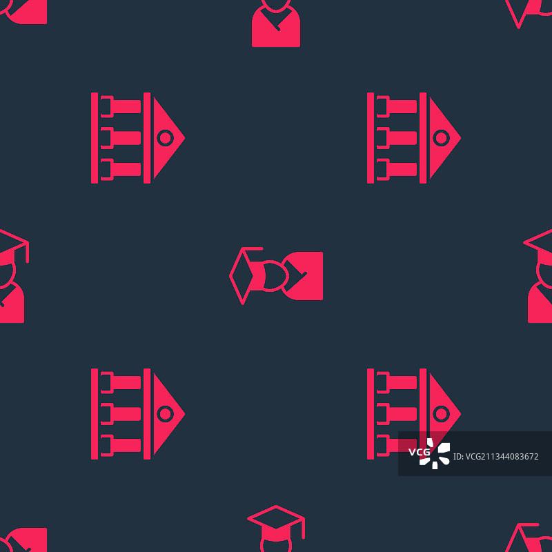 法院大楼与毕业生套装图片素材