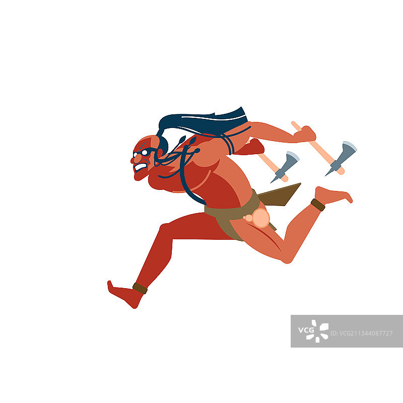 非洲土著部落战士图片素材