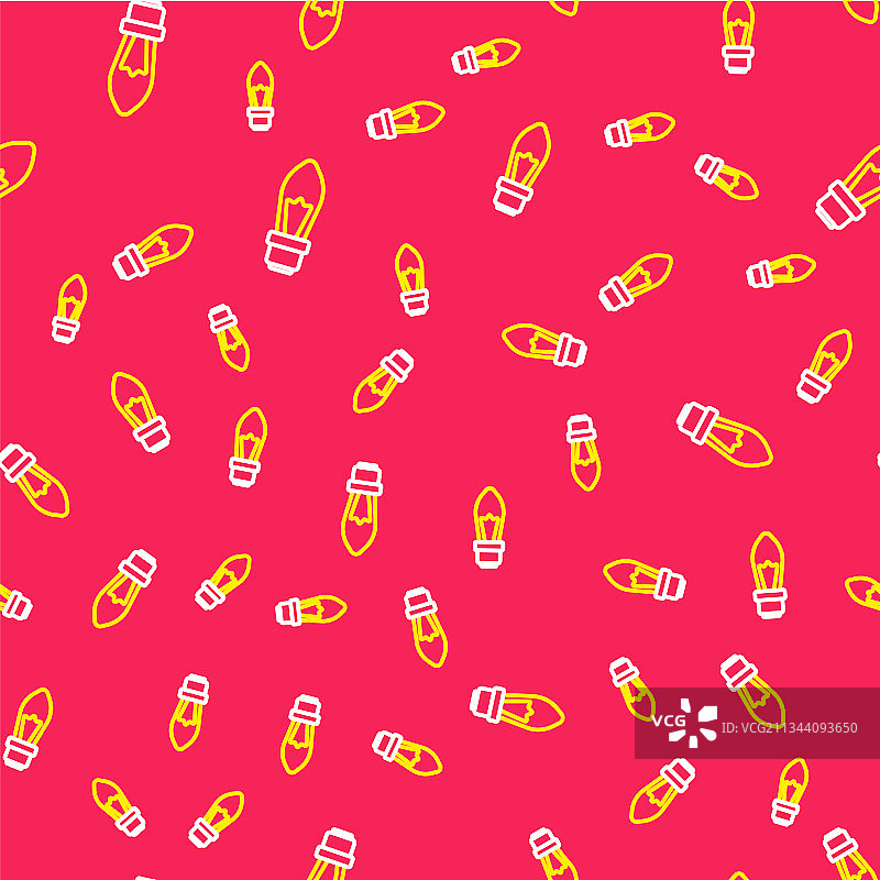 带有概念想法的线条灯泡图标图片素材