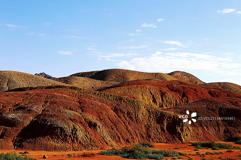 甘肃张掖七彩丹霞图片素材