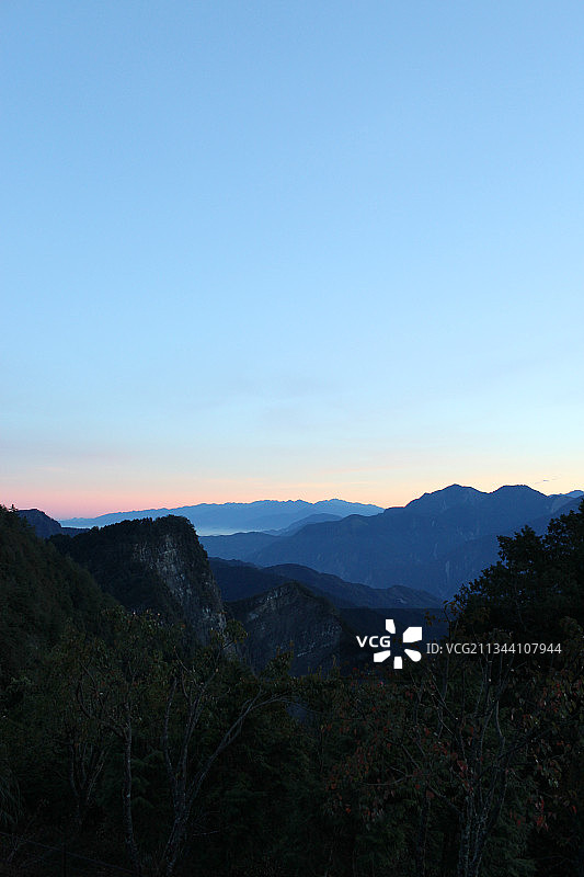 中国台湾阿里山日出图片素材