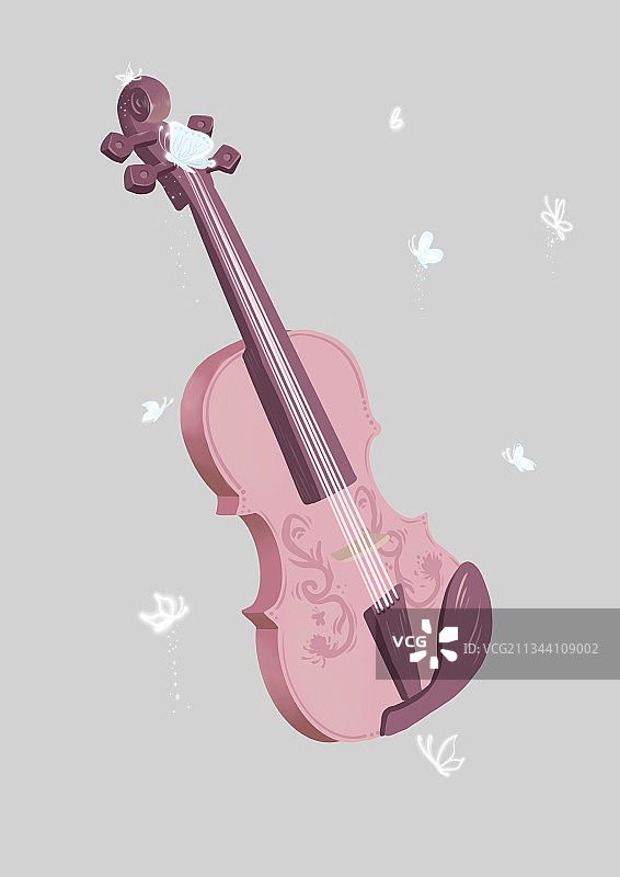 小提琴元素图片素材