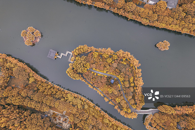 盘龙大观园，湖心亭图片素材