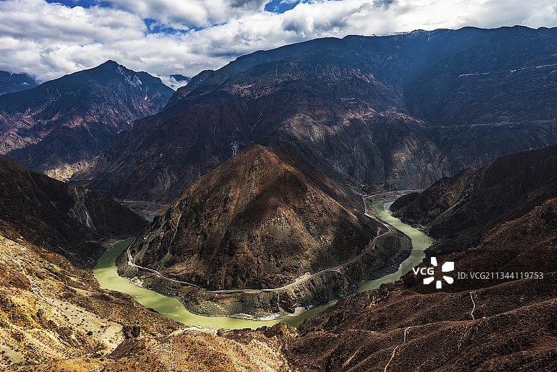 金沙江大湾图片素材