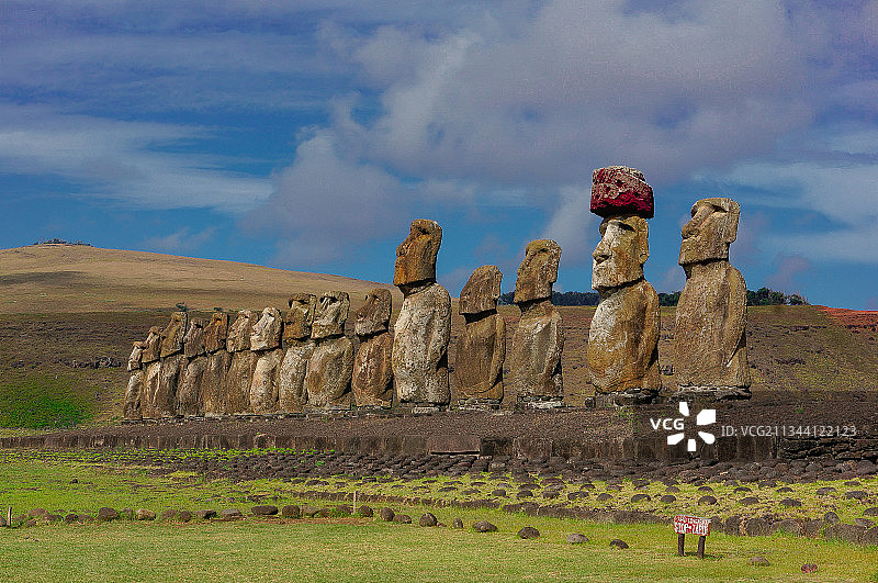 复活节岛 巨石人像 摩艾石像 Easter Island图片素材