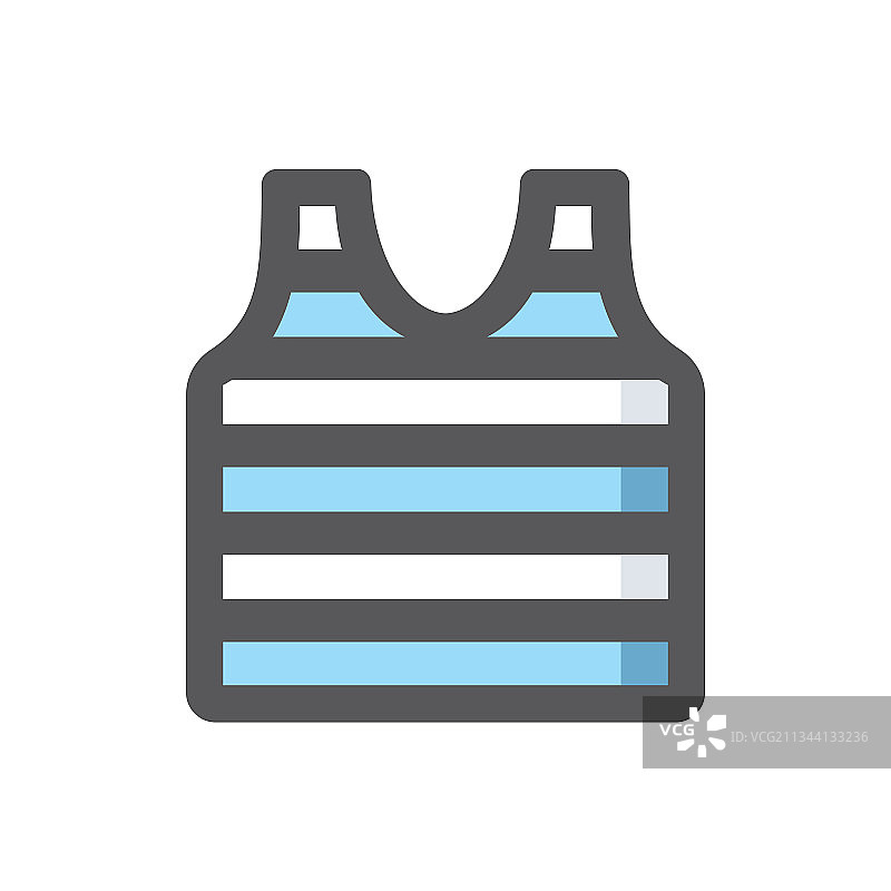 水手背心T恤卡通图标图片素材