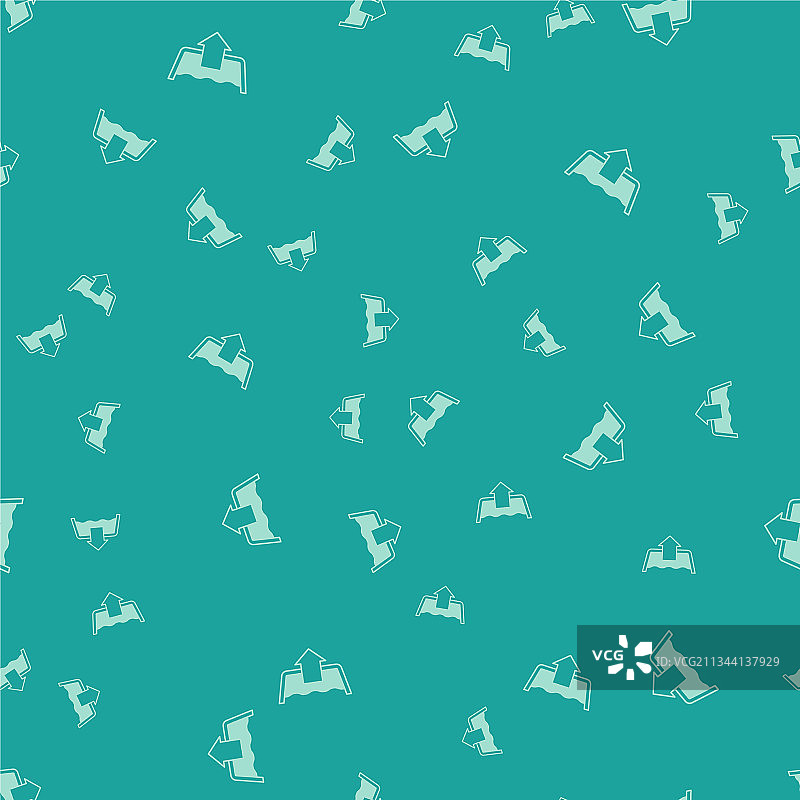 绿色洗涤模式图标无缝图案图片素材