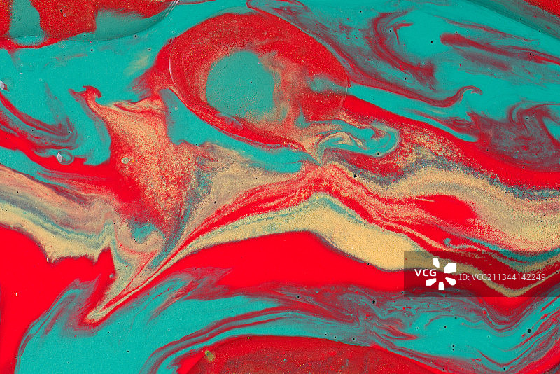 抽象流体色彩，丙烯颜料背景图片素材