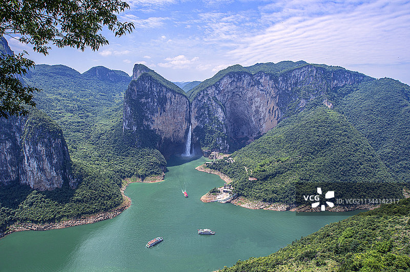 湖北恩施清江画廊蝴蝶岩景区图片素材