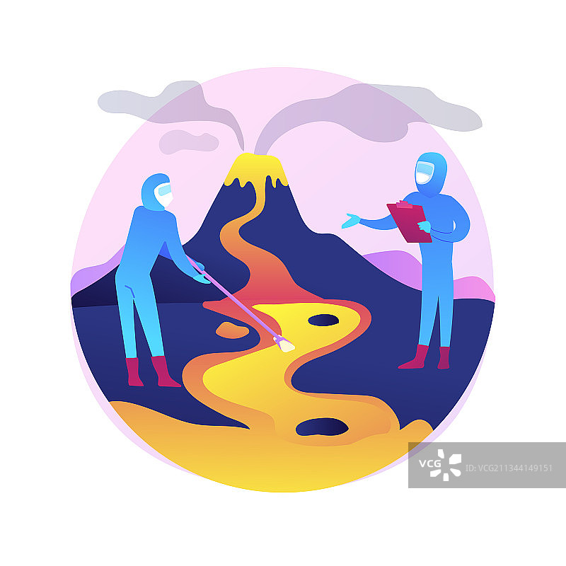 火山学抽象概念图片素材