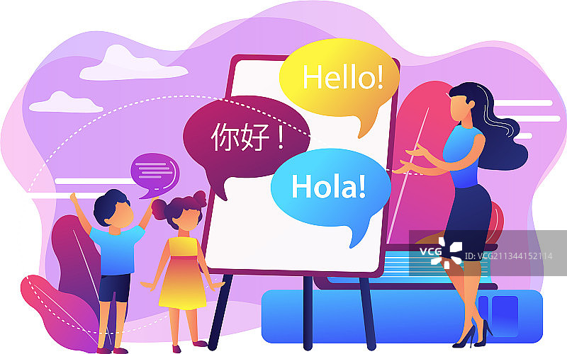 语言学习训练营概念图片素材