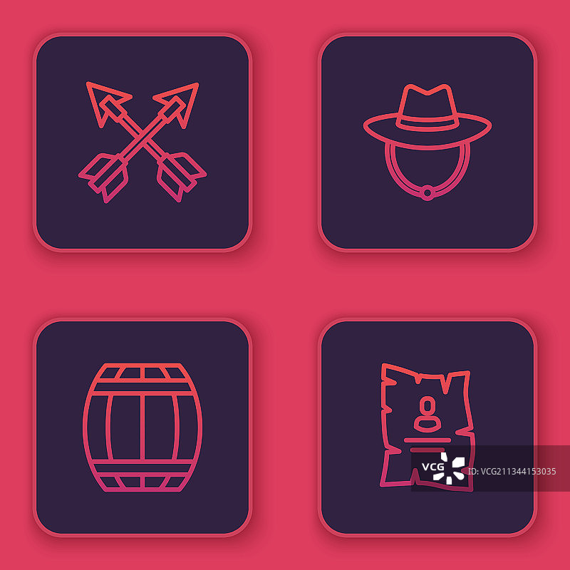 交叉箭与火药桶图片素材