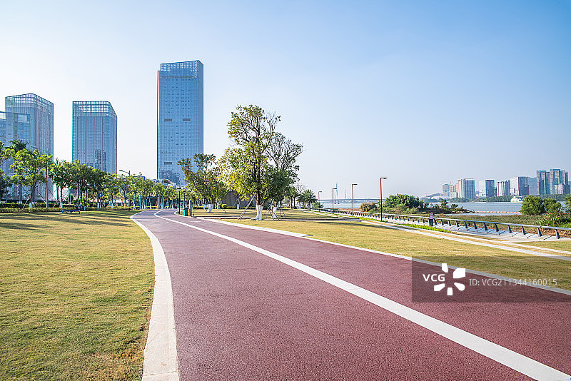 广州南沙灵山岛尖海滨跑道图片素材