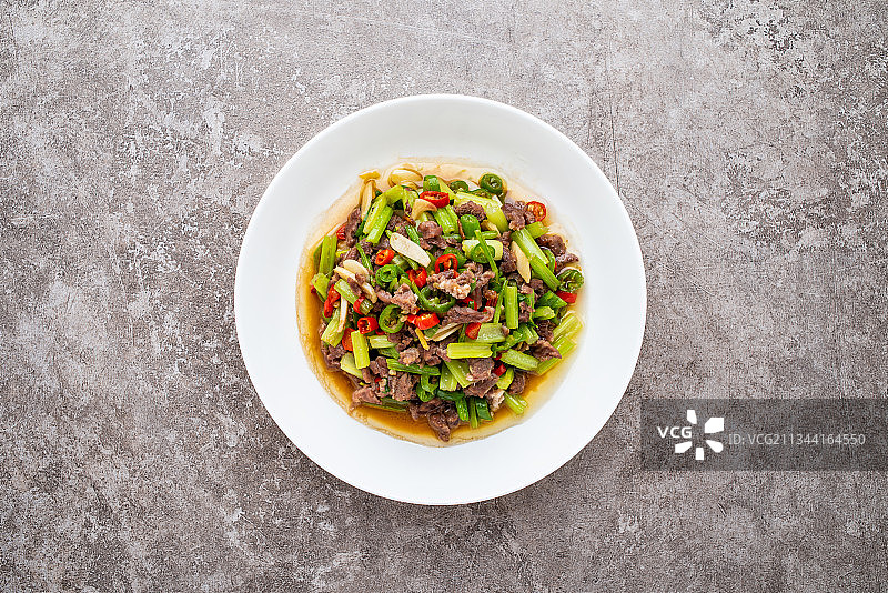 香辣芹菜炒羊肉图片素材
