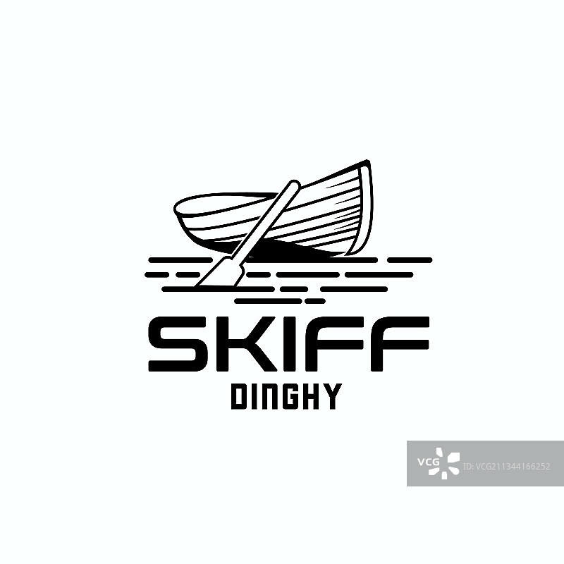 单人小艇标志图片素材