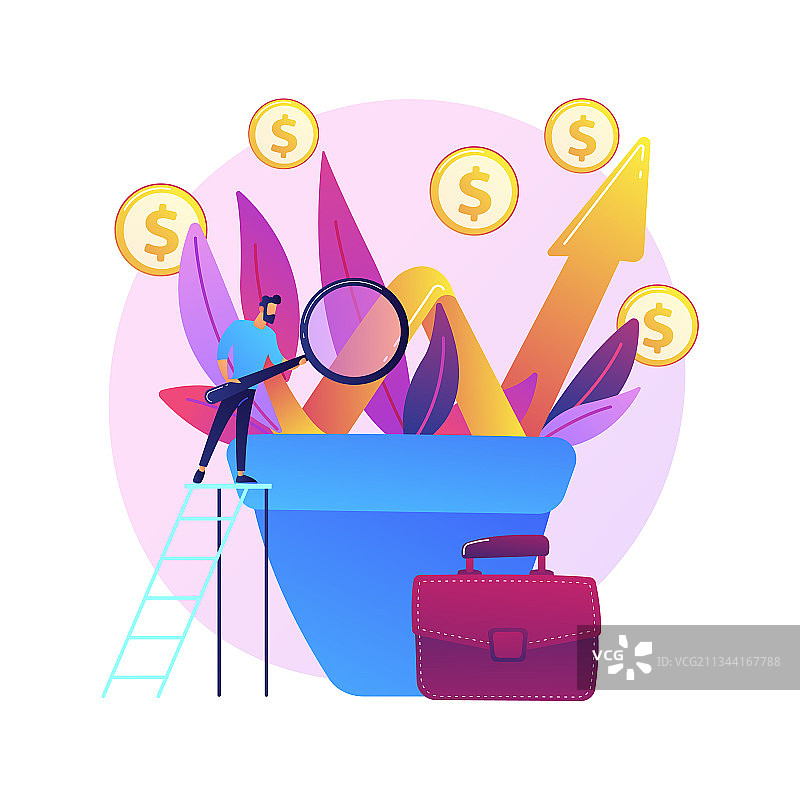 业务增长概念隐喻图片素材