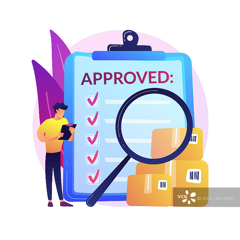 产品质量控制抽象概念图片素材