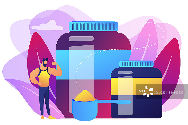 运动营养概念图片素材