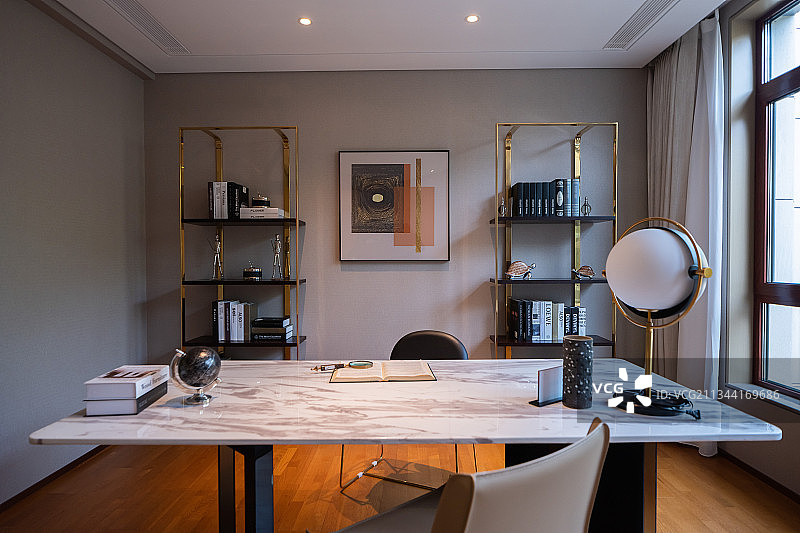 样板房，书房，工作室图片素材