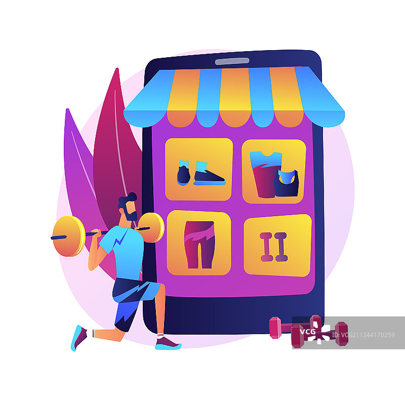 健身时尚概念图图片素材