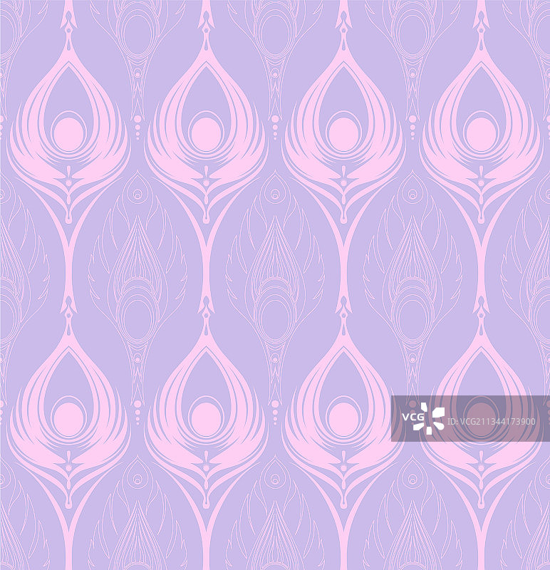 精致的孔雀羽毛图案1图片素材