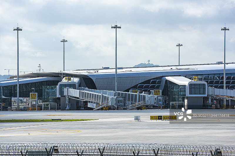 深圳机场卫星厅图片素材