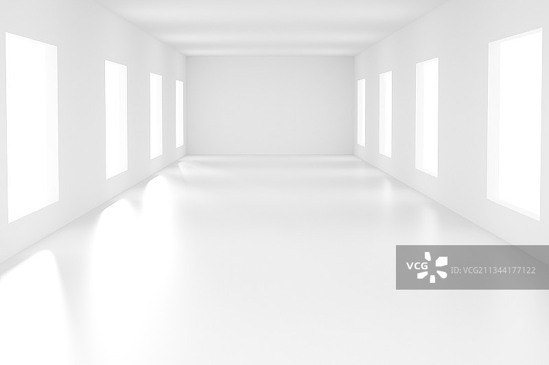 三维图形 人造空间 走廊 背景图片素材