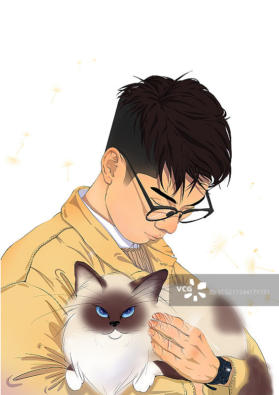 头像插画图片素材