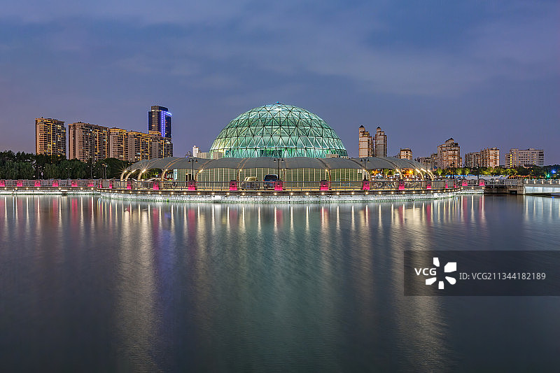 翠晶水上餐厅图片素材