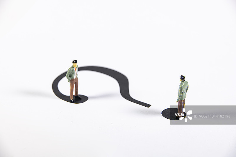 问题和商务人士图片素材