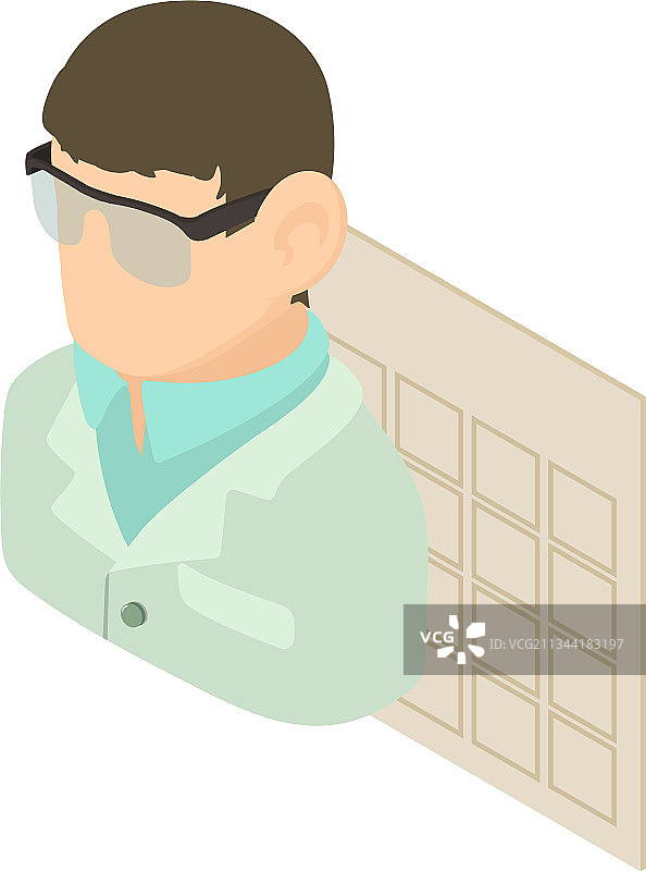 医疗实习图标2.5D实习生图片素材