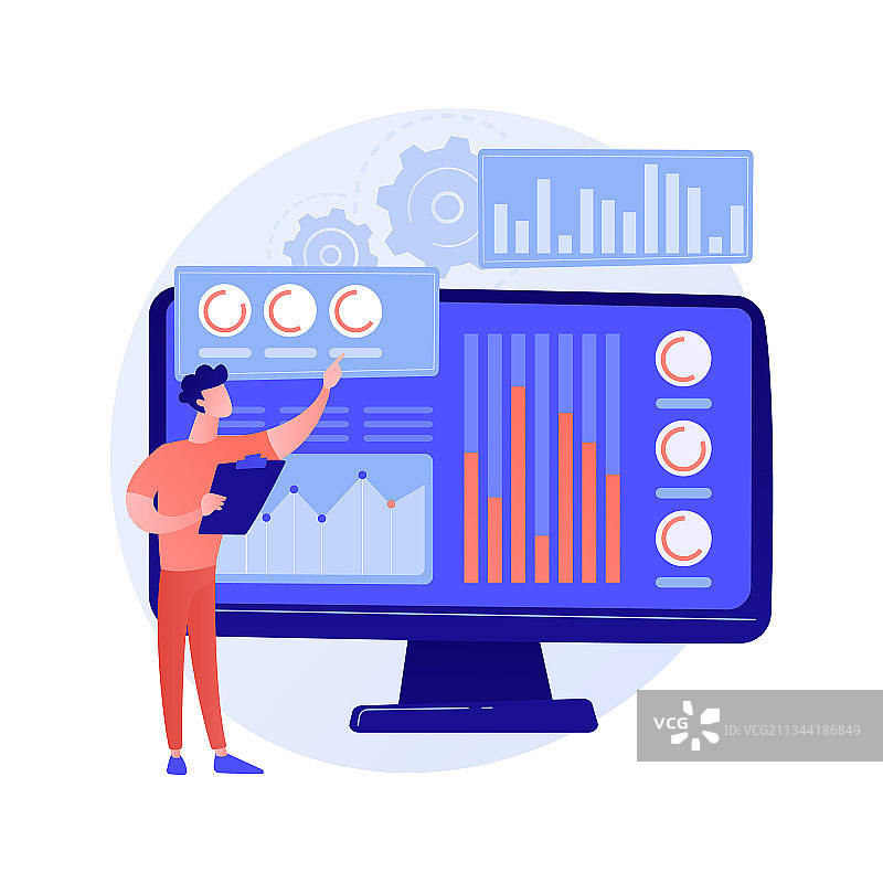 统计数据概念隐喻图片素材