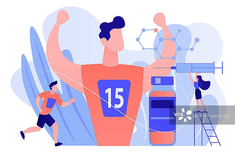 兴奋剂检测概念图片素材