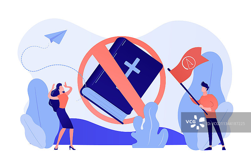 无神论世界观概念图片素材