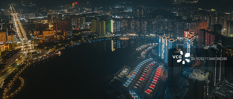 中国广东清远英德城市风光图片素材