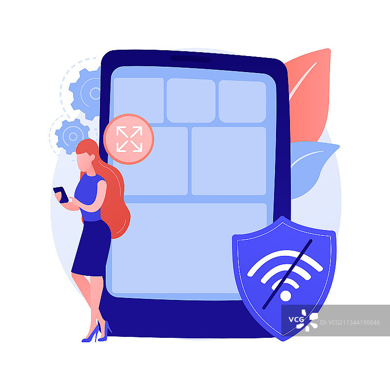 渐进式Web应用抽象概念图片素材